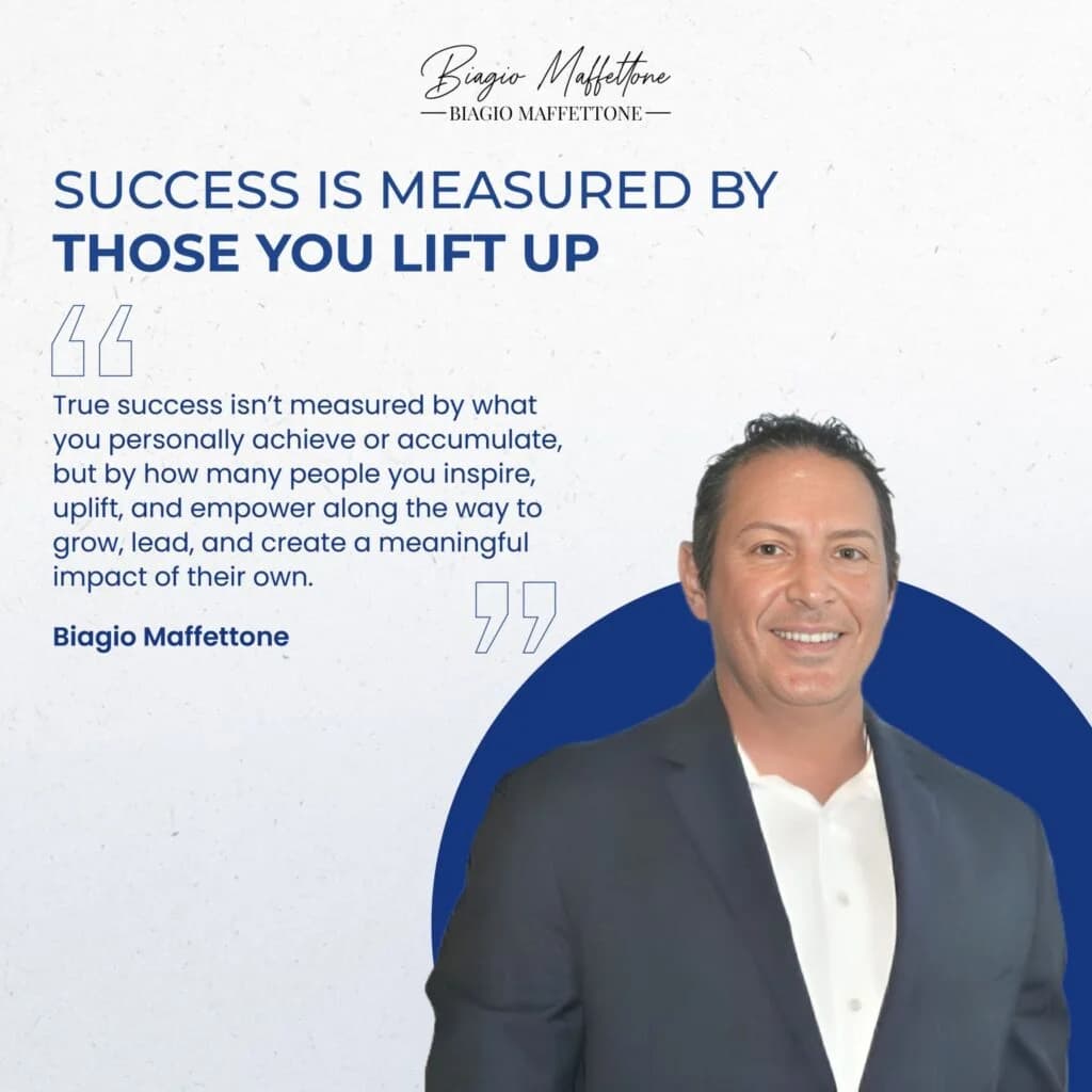 Success is Measured by Those You Lift Up